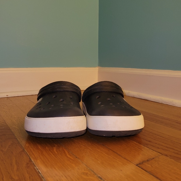 Crocs Black White Band Classics Unisex sz. 10 (W) 8 (M) - Picture 6 of 8